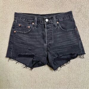 Levi’s Black Cutoff Shorts